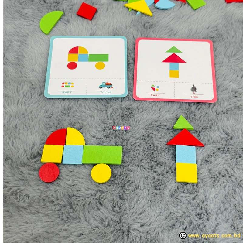 Wooden 8 Building Blocks